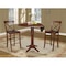 International Concepts Round 42 in Rd Pedestal Bar Ht Table, 2 Bar Ht Stools, Espresso, 42 in W, 42 in L, 41.5 in H, Wood K581-42DPT-27-6133-2 - alternate 2